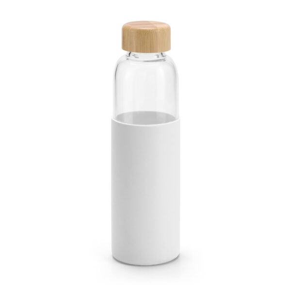 Squeeze em vidro borossilicato e bambu 600 mL - Brinde Corporativo Personalizado | Enova