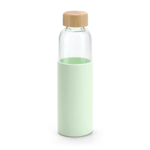 Squeeze em vidro borossilicato e bambu 600 mL - Brinde Corporativo Personalizado | Enova