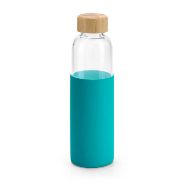 Squeeze em vidro borossilicato e bambu 600 mL - Brinde Corporativo Personalizado | Enova
