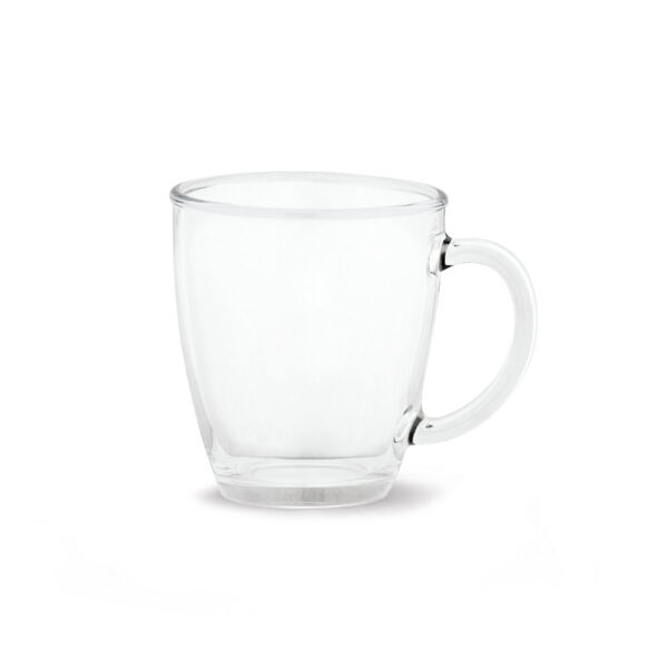 Caneca em vidro 390 mL - Brinde Corporativo Personalizado | Enova