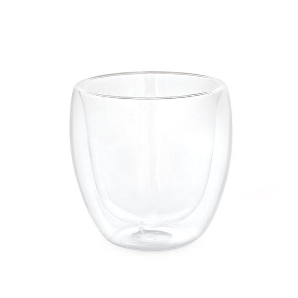 Copo em vidro isotérmico 220 mL - Brinde Corporativo Personalizado | Enova