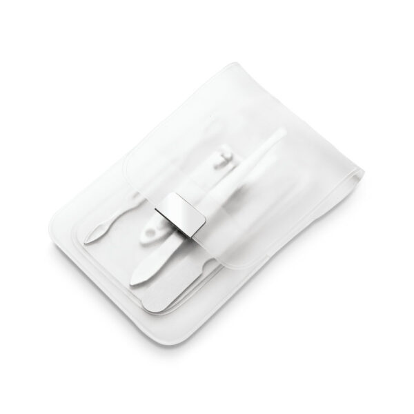 Kit de manicure de 4 peças para manicure em bolsa de PVC - Brinde Corporativo Personalizado | Enova