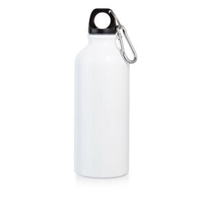 Squeeze em alumínio para sublimação com mosquetão 500 mL - Brinde Corporativo Personalizado | Enova