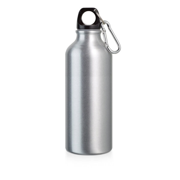 Squeeze em alumínio para sublimação com mosquetão 500 mL - Brinde Corporativo Personalizado | Enova
