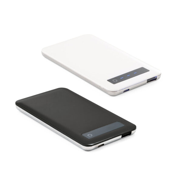 Bateria portátil com ecrã touch e indicador de carga 4000 mAh - Enova Brindes Personalizados