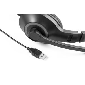 Fone de ouvido ajustáveis com microfone em ABS e PP - Brinde Corporativo Personalizado | Enova