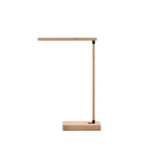 Luminária em bambu com carregador wireless - Brinde Corporativo Personalizado | Enova