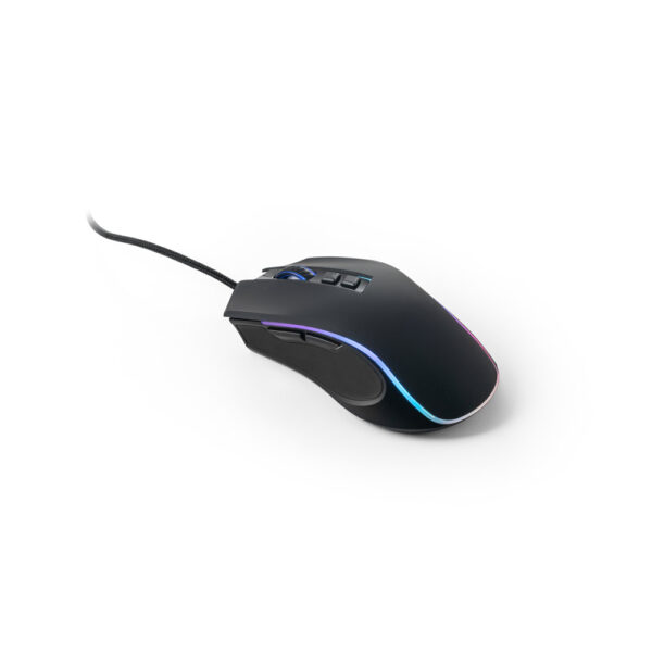 Mouse para jogos em ABS com acabamento em borracha - Brinde Corporativo Personalizado | Enova