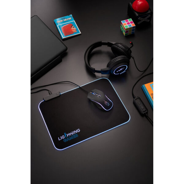 Mouse para jogos em ABS com acabamento em borracha - Brinde Corporativo Personalizado | Enova