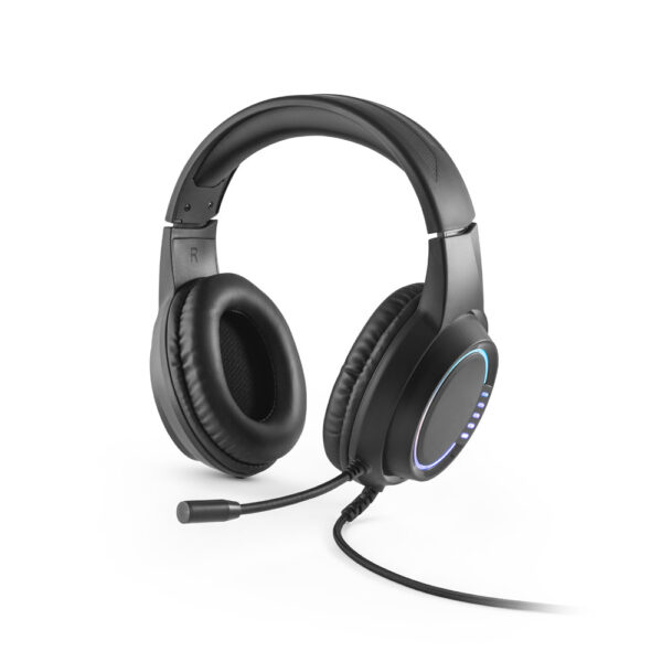 Fones de ouvido para jogos com microfone de alta qualidade incorporado com luzes RGB - Brinde Corporativo Personalizado | Enova
