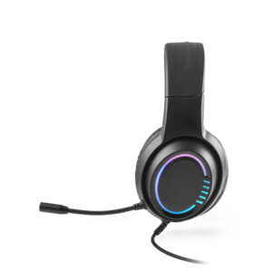 Fones de ouvido para jogos com microfone de alta qualidade incorporado com luzes RGB - Brinde Corporativo Personalizado | Enova