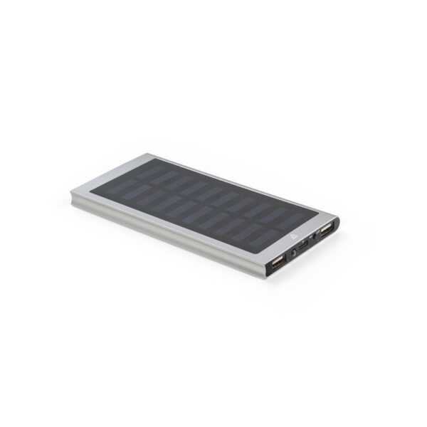 Bateria portátil em alumínio 100% reciclado 8000 mAh - Brinde Corporativo Personalizado | Enova