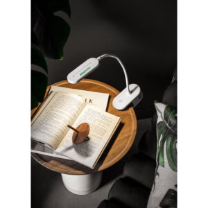 Luminária de mesa portátil em ABS 65% reciclado com 140 lumen - Brinde Corporativo Personalizado | Enova