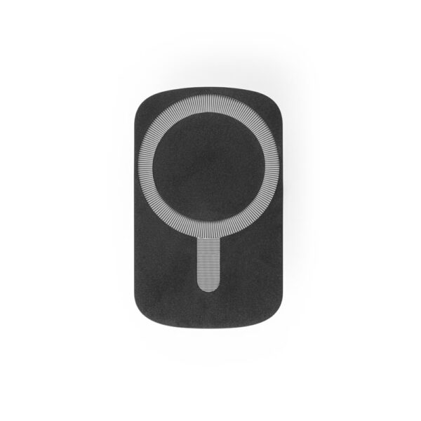 Carregador magnético wireless em ABS (60% reciclado) e silicone com a funcionalidade de suporte para carro - Brinde Corporativo Personalizado | Enova