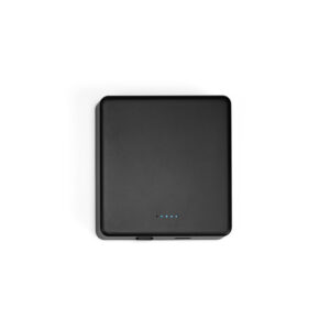 Bateria portátil de carregamento rápido em ABS 100% reciclado com acabamento em mate 5000 mAh - Brinde Corporativo Personalizado | Enova