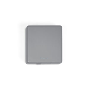 Bateria portátil de carregamento rápido em ABS 100% reciclado com acabamento em mate 5000 mAh - Brinde Corporativo Personalizado | Enova