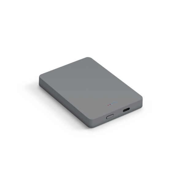 Bateria portátil de carregamento rápido em ABS 100% reciclado com acabamento em mate 10000 mAh - Brinde Corporativo Personalizado | Enova