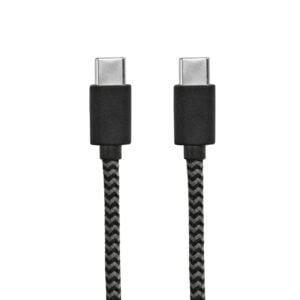 Cabo USB-C de carregamento rápido em PET 100% reciclado (100% rPET) - Brinde Corporativo Personalizado | Enova