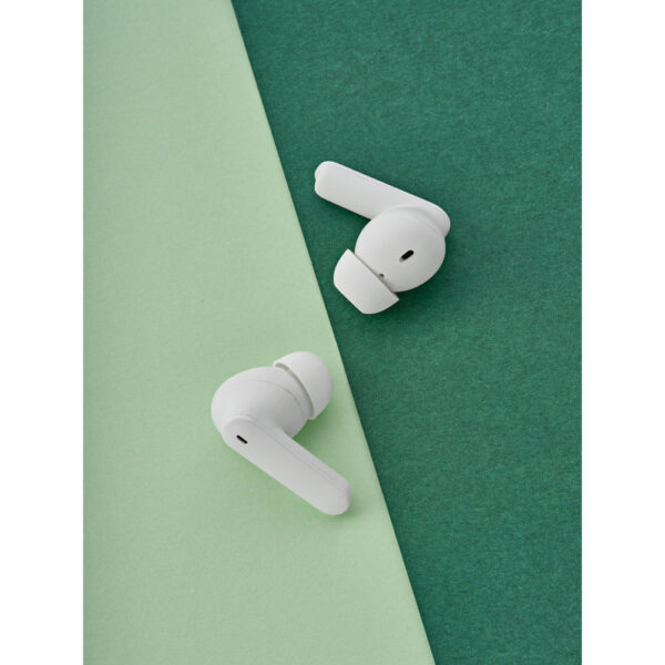 Fone de ouvido wireless em ABS 100% reciclado - Brinde Corporativo Personalizado | Enova
