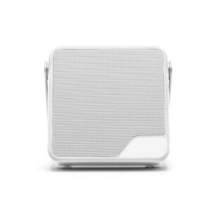 Coluna portátil em ABS 100% reciclado com proteção à prova d'água IPX7 - Brinde Corporativo Personalizado | Enova