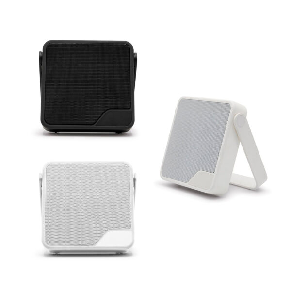 Coluna portátil em ABS 100% reciclado com proteção à prova d’água IPX7 - Enova Brindes Personalizados