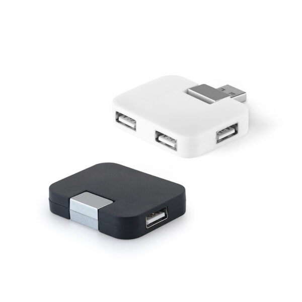 Hub USB 2.0 com 4 portas - Enova Brindes Personalizados
