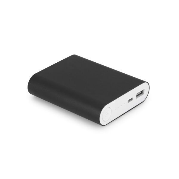 Bateria portátil em alumínio e bateria de lítio 8000 mAh - Brinde Corporativo Personalizado | Enova