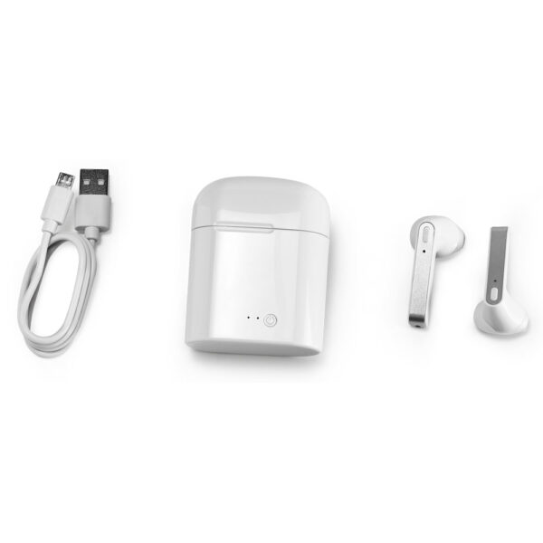 Fones de ouvido wireless em ABS - Brinde Corporativo Personalizado | Enova