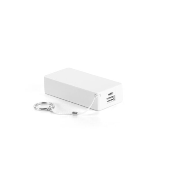 Bateria portátil em ABS e bateria em lítio 4000 mAh - Brinde Corporativo Personalizado | Enova