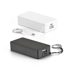 Bateria portátil em ABS e bateria em lítio 4000 mAh - Enova Brindes Personalizados