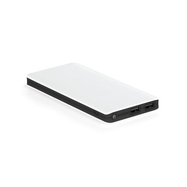 Bateria portátil em ABS com LED 10000 mAh - Brinde Corporativo Personalizado | Enova