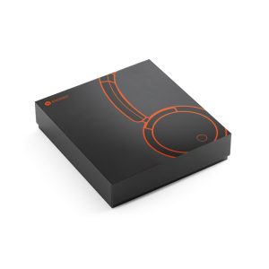 Fones de ouvido sem fios em ABS e tecido com ligação BT 5.0 - Brinde Corporativo Personalizado | Enova