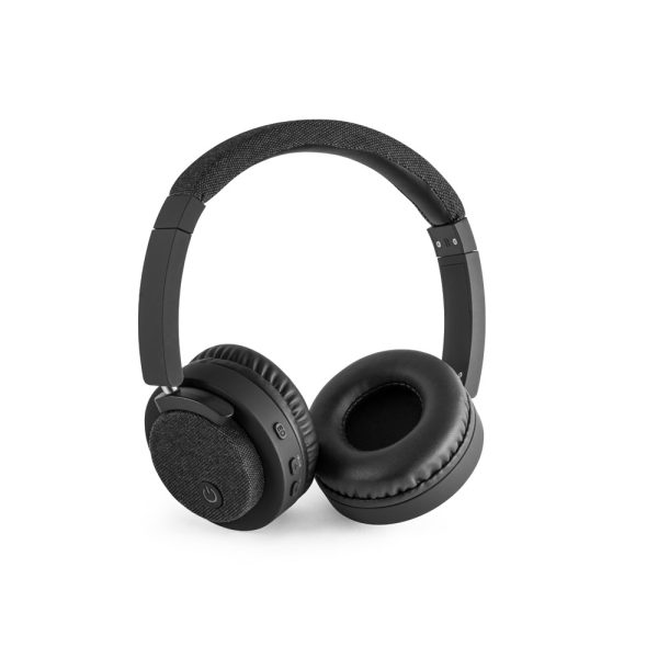 Fones de ouvido sem fios em ABS e tecido com ligação BT 5.0 - Brinde Corporativo Personalizado | Enova