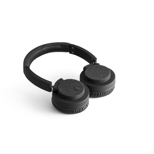 Fones de ouvido sem fios em ABS e tecido com ligação BT 5.0 - Brinde Corporativo Personalizado | Enova