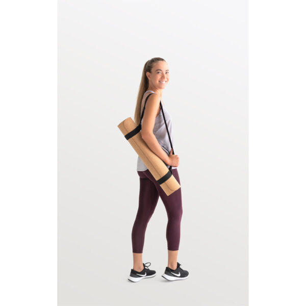 Tapete de exercício para yoga em cortiça e TPE com espessura até 3.7 mm - Brinde Corporativo Personalizado | Enova