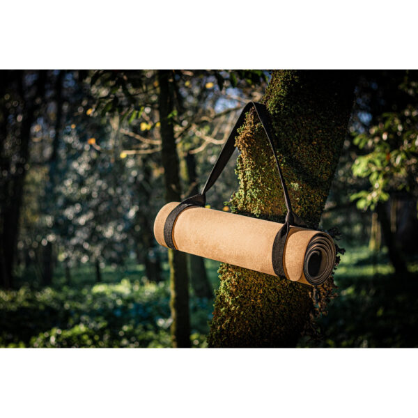 Tapete de exercício para yoga em cortiça e TPE com espessura até 3.7 mm - Brinde Corporativo Personalizado | Enova