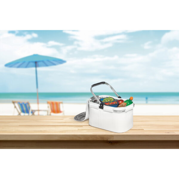 Sacola térmica flexível 30 L em 600D - Brinde Corporativo Personalizado | Enova