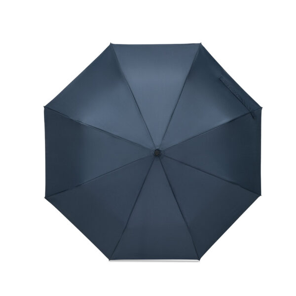 Guarda-chuva em 100% poliéster reciclado pongee 190T com abertura e fecho automático - Brinde Corporativo Personalizado | Enova