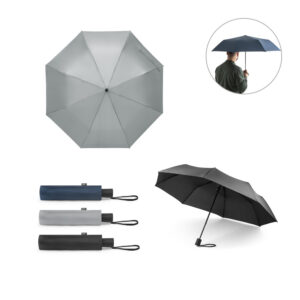Guarda-chuva em rPET dobrável com abertura automática - Enova Brindes Personalizados