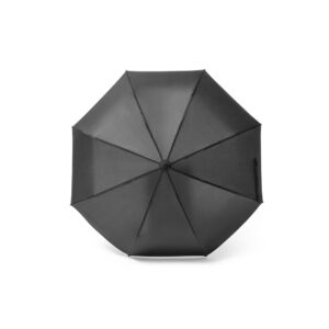 Guarda-chuva dobrável de 23'' em 100% poliéster reciclado pongee 190T (100% rPET) com abertura e fecho automático - Brinde Corporativo Personalizado | Enova