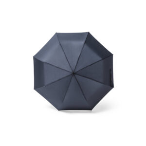 Guarda-chuva dobrável de 23'' em 100% poliéster reciclado pongee 190T (100% rPET) com abertura e fecho automático - Brinde Corporativo Personalizado | Enova