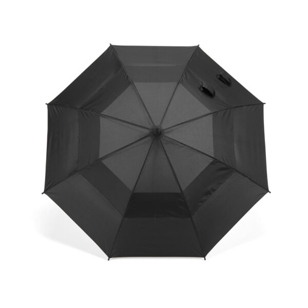 Guarda-chuva em 100% poliéster reciclado 190T (100% rPET) com abertura automática - Brinde Corporativo Personalizado | Enova
