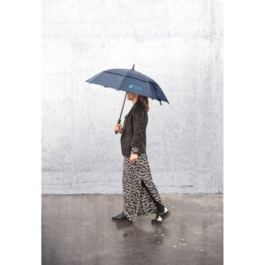Guarda-chuva em 100% poliéster reciclado 190T (100% rPET) com abertura automática - Brinde Corporativo Personalizado | Enova