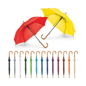 Guarda-chuva em poliéster 190T com abertura automática - Enova Brindes Personalizados