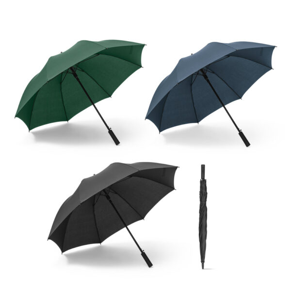 Guarda-chuva em pongee 190T com abertura automática - Enova Brindes Personalizados