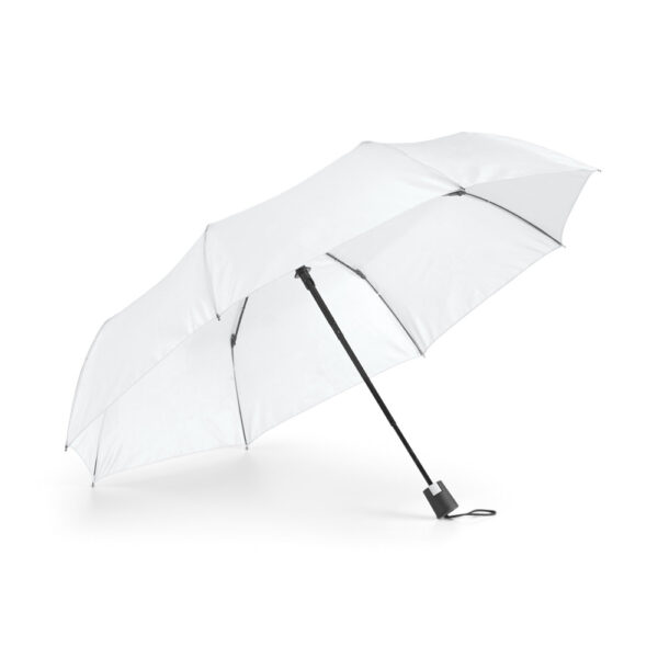 Guarda-chuva dobrável em poliéster 190T com abertura automática - Brinde Corporativo Personalizado | Enova