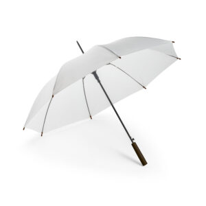 Guarda-chuva em 100% poliéster reciclado pongee 190T com abertura automática - Brinde Corporativo Personalizado | Enova