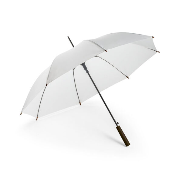 Guarda-chuva em 100% poliéster reciclado pongee 190T com abertura automática - Brinde Corporativo Personalizado | Enova