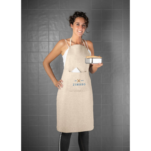 Avental em algodão 60% reciclado (140g/m²) - Brinde Corporativo Personalizado | Enova