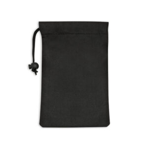 Toalha esportiva refrescante em 100% poliéster reciclado (100% rPET) com bolsa em non-woven - Brinde Corporativo Personalizado | Enova